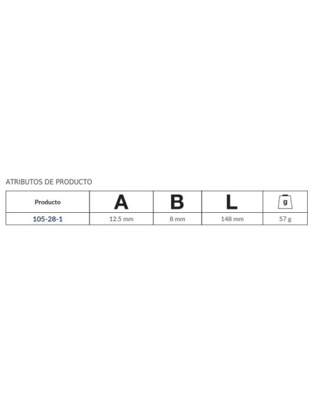 ALARGADERA FLEXIBLE 1/4" 140MM