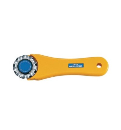 CUTER ROTATIVO CON CUCHILLA ONDULADA DE 45 MM