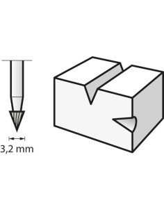 DREMEL 118 FRESA 3.2 MM 26150118JA