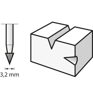 DREMEL 118 FRESA 3,2 MM 26150118JA