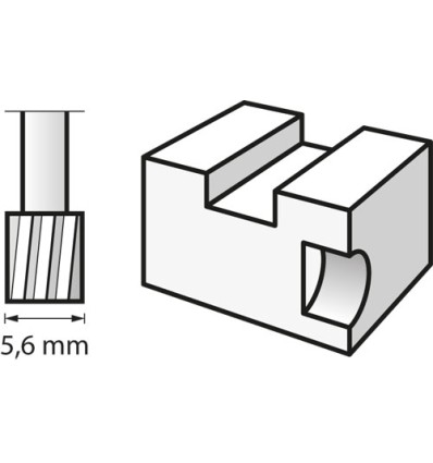 DREMEL 196 FRESA 5,6 MM 26150196JA