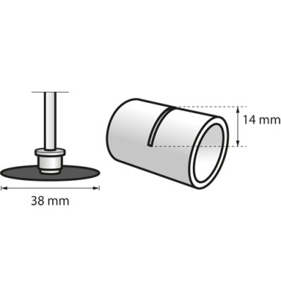 DREMEL SC456B 12 DISCOS CORTE METAL 38X3,2MM DE EJE