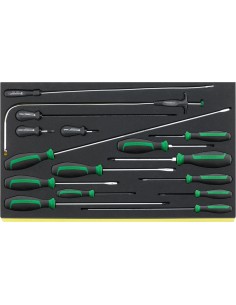 JUEGO HERRAMIENTAS. SISTEMA BANDEJAS TOOL CONTROL TCS 4621/4734/16