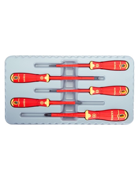 JUEGO DESTORNILLADORES 7 BAHCOFIT AISLO PL/PH/TESTER