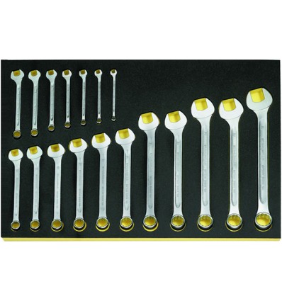 BANDEJA TCS JGO LLAVE COMBI.BOCA FIJA/ESTR.OP.-BOX TCS 13/18.6-24MM