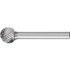 Fresa esférica metal duro KUD 4 vástago 6mm
