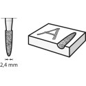 DREMEL 7144 PUNTA DIAMANTADA 2,4 MM 26157144JA