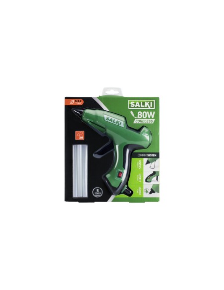 PISTOLA ENCOLAR TERMOFUSIBLE SIN CABLE MAX CORDLESS 80