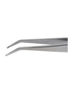 PINZAS DE PRECISION PARA MONTAJE INOX SMD ACODADA 120MM 0.6MM