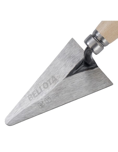 Paletín acero forjado y mango de madera