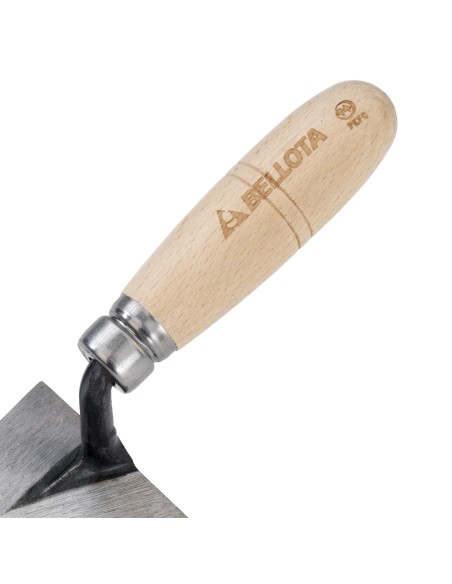 Paletín acero forjado y mango de madera