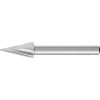 FRESA CON MANGO HSS FORMA CONICA APUNTADA G 1020 1 6MM 10X20MM