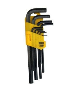 LLAVE ALLEN HEXAG. 1.5-10MM LARGA NE NIVEL 9 PZ