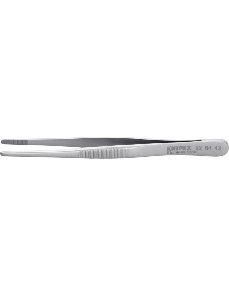 PINZA DE PRECISION NIQUELADA REDONDA 120MMM