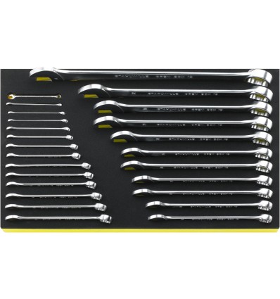 BANDEJA TCS JGO LLAVE COMBI.BOCA FIJA/ESTR.OP.-BOX TCS 13/25. 5.5-34MM