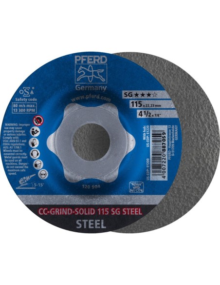 muela abrasiva CconGrind Solid SG STEEL
