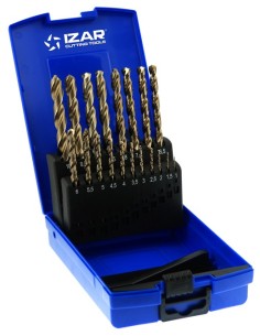 JUEGO BROCAS DIN338 19-UDS. 1-10X0.50 HSSE 1466 COBALTO