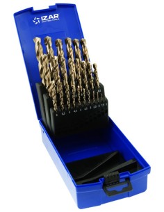 JUEGO BROCAS DIN338 25-UDS. 1-13X0.50 HSSE 1456 COBALTO