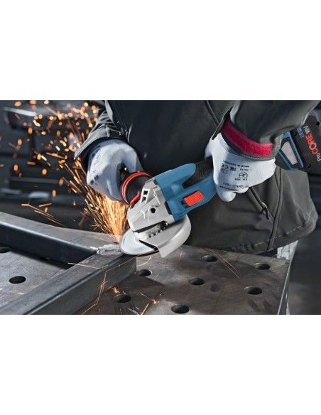MINI AMOLADORA BITURBO GWS 18V-15 C (125) SIN BAT CON LBOXX