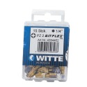 15 PUNTAS EN CAJITA DE PLASTICO LARGO 25 MM (PZ 3 BITFLEX)