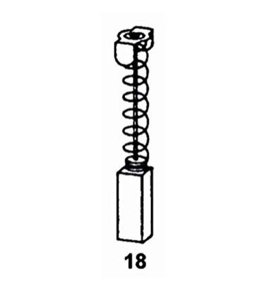 JGO.ESCOBILLAS MAKITA CB-155/161/153 REF.1848J