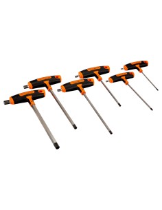 JUEGO 6 DESTORNILLADORES ALLEN MANGO T 903T-1 3-4-5-6-8-10 MM