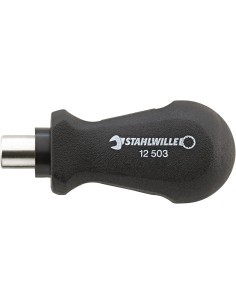 DESTORNILLADOR PORTA-PUNTAS 1/4" MANGO MONOMATERIA 12503