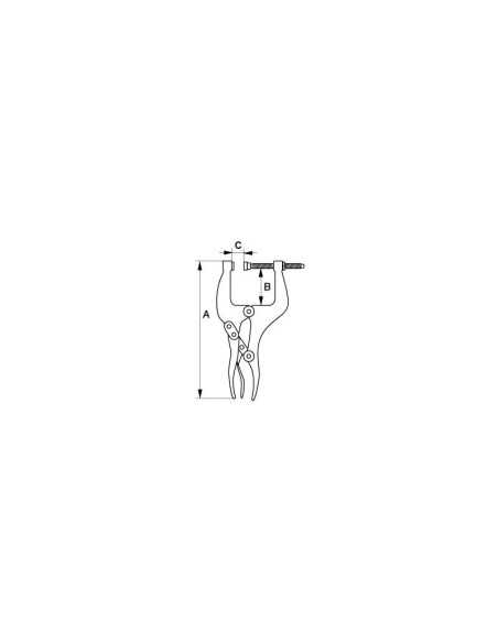 TENAZA GRIP AMARRE TORNILLO APRIETE Nº3 IRIMO