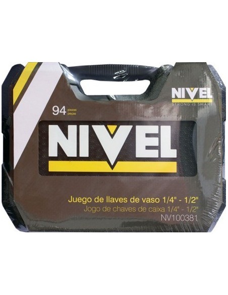 LLAVE VASO HEXAG. 1/2"-1/4" 72 DIENT. C.V. NIVEL 94 PZ