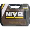 LLAVE VASO HEXAG. 1/2"-1/4" 72 DIENT. C.V. NIVEL 94 PZ