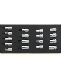BANDEJA TCS C/ JGO. DE BOCAS DE LLAVE DE VASO 1/2" TCS 50TX/54TX/17