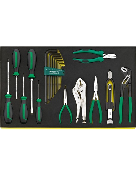 JUEGO HERRAMIENTAS. SISTEMA BANDEJAS TOOL CONTROL 13214 WW