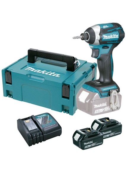 ATORNILLADOR IMPACTO BL 18V LXT 175NM 5AH 2 BAT. MAKPAC 3 VELOCIDADES DTD154RTJ