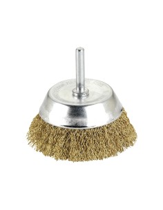 CEPILLO TAZA ONDULADO CON VASTAGO 75MM
