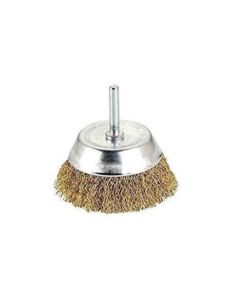 CEPILLO TAZA ONDULADO CON VASTAGO 75MM