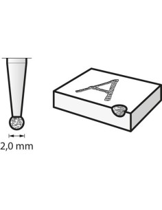 DREMEL 7103 PUNTA DIAMANTADA 2 MM 26157103JA