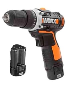 TALADRO ATORN 12V LI 10MM D-LITE 2.0 AH 2BAT MAL WORX