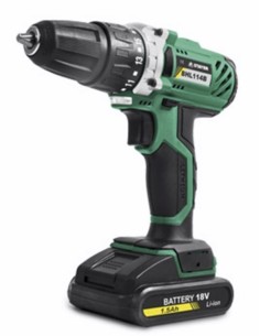 TALADRO ATORN 14.4VLI 10MM BHL 114 BK 1.3AH 2BAT MAL STAYER