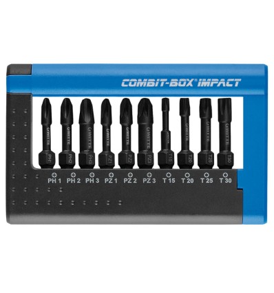 JUEGO DE 10 PUNTAS DE IMPACTO COMBIT-BOX EN CAJA DISPENSADORA