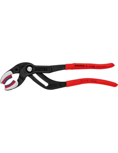 ALICATES DE MONTAJE DE SIFON PULIDOS 250MM CON MORDAZAS KNIPEX