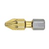 Punta Pozidriv BITFLEX TIN guía 1/4" corta