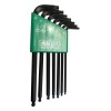 JUEGO 7 LLAVES TORX Y PUNTA BOLA T10-T40