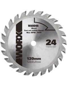 DISCO CORTE MAD 24 DIENTES 85MM PARA SIERRA CIRCULAR WORXSAW