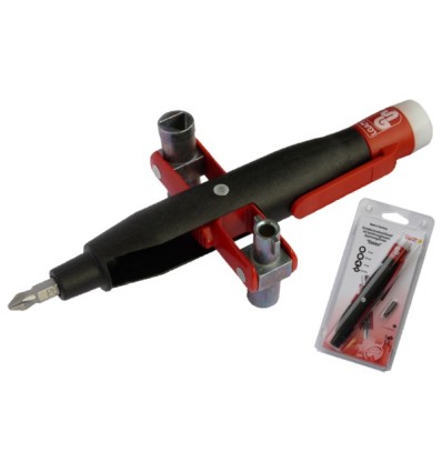 LLAVE ARMARIOS "ELEKTRO" CON DETECTOR TENSION SIN CONTACTO 153 MM 87174300