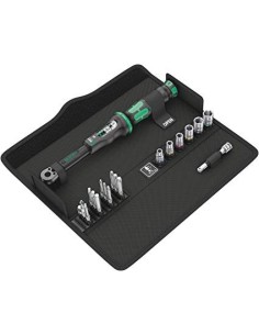 LLAVE DINAMETRICA 1/4" 2,5-25 NM + VASOS