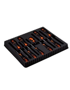 JUEGO DESTORNILLADORES BAHCOFIT 10PZS