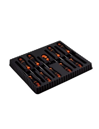 JUEGO DESTORNILLADORES BAHCOFIT 10PZS