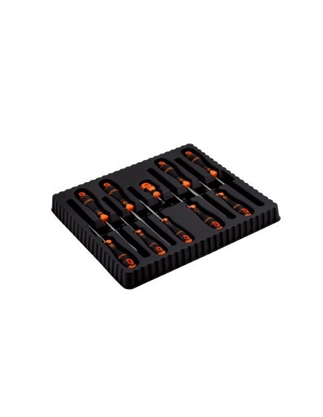 JUEGO DESTORNILLADORES BAHCOFIT 10PZS