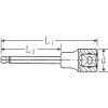 Llave de vaso con punta largo 1/2" mod 54KK