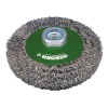 CEPILLO CONICO DE ACERO LATONADO ONDULADO M14 FILAMENTO DE Ø 0.30MM (100X10X20 )